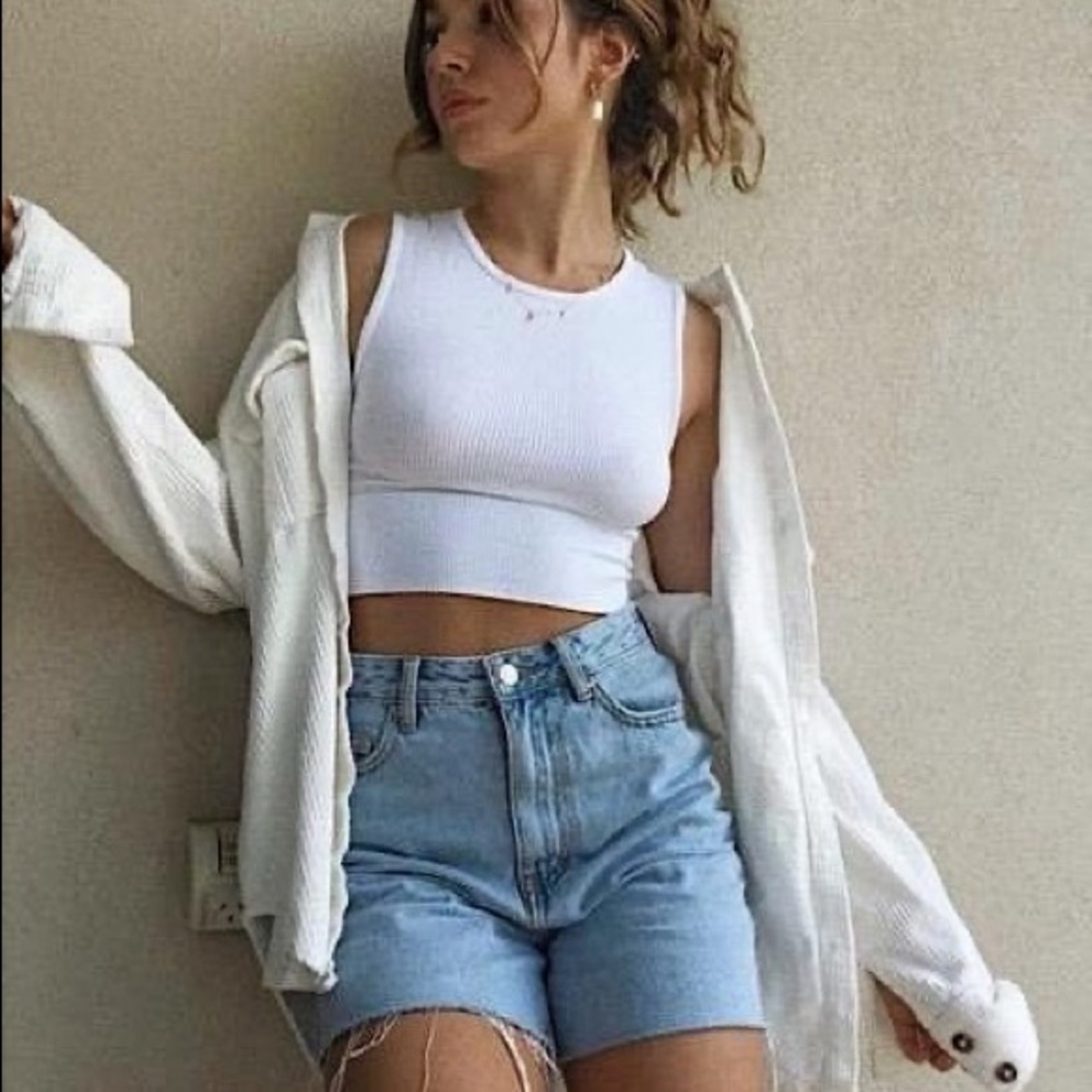 Bundle: Glassons 3 Seamless Cropped Ribbed Tank